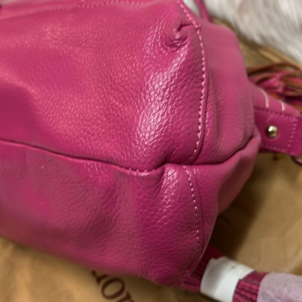 Cuore & Pelle Amelia Fuchsia Shoulder Bag B95 - Picture 10 of 13